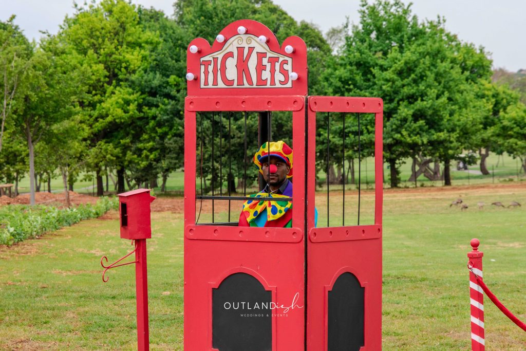 Luxury Toy Store Birthday lounge pods and café tables